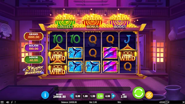 3 Blades and Blessings gameplay screenshot