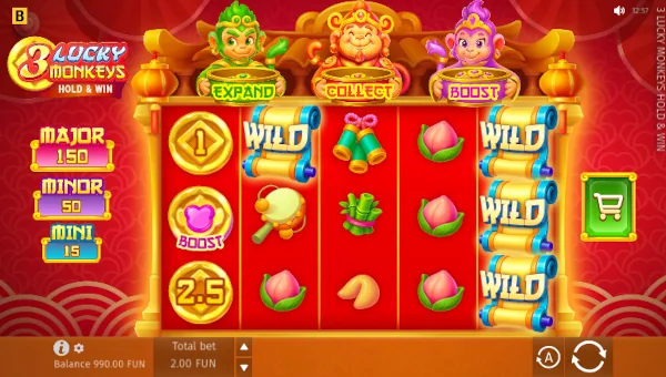 3 Lucky Monkeys gameplay screenshot