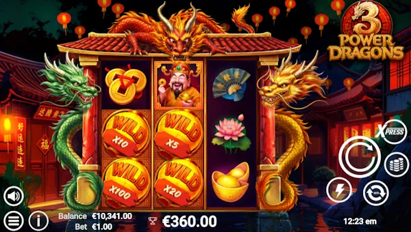 3 Power Dragons gameplay screenshot