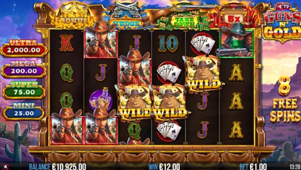 4TP Guns n Gold bonus features