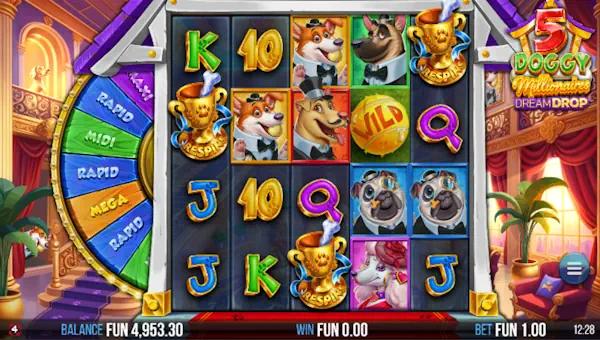 5 Doggy Millionaires Dream Drop gameplay screenshot