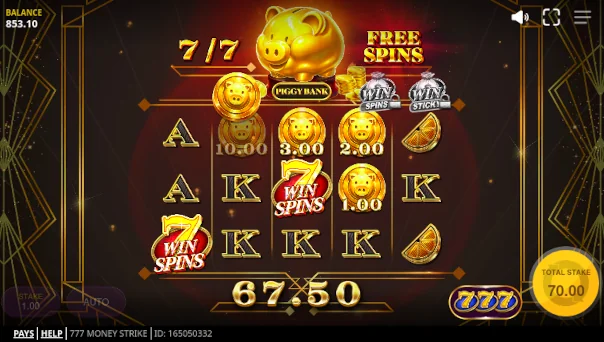 777 Money Strike bonus features