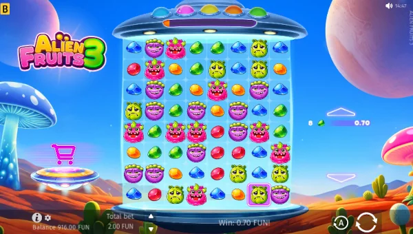 Alien Fruits 3 gameplay screenshot