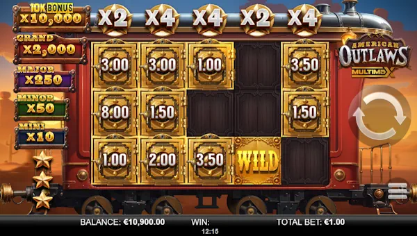 American Outlaws MultiMax bonus features