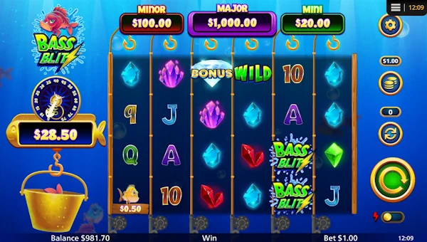 Bass Blitz gameplay screenshot