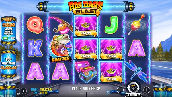 Big Bass Blast gameplay screenshot