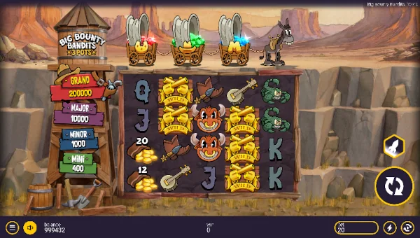 Big Bounty Bandits 3 Pots gameplay screenshot