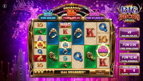 Big Bucks Deluxe bonus features