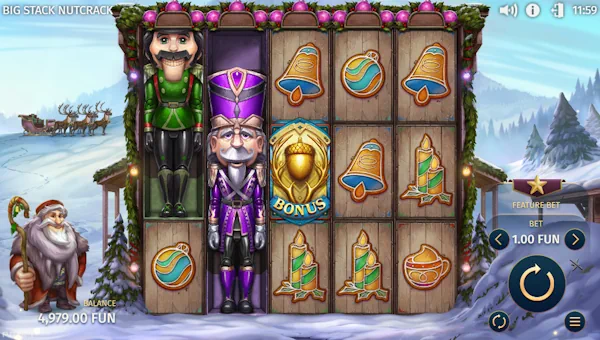 Big Stack Nutcrack gameplay screenshot