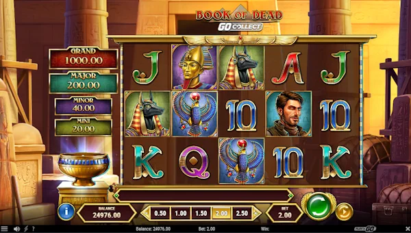 Book of Dead GO Collect gameplay screenshot