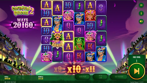 Carnival Queen 2 bonus features