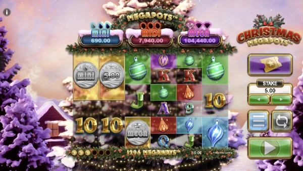 Christmas Megapots gameplay screenshot