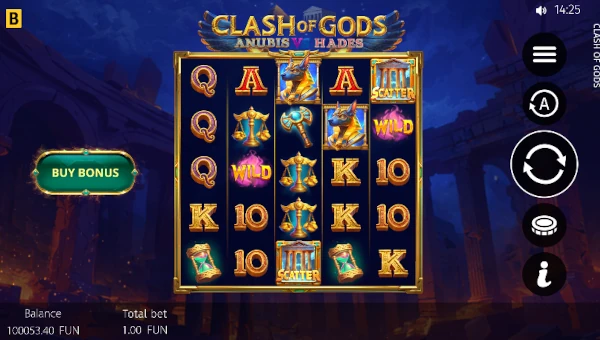 Clash of Gods Anubis vs Hades gameplay screenshot