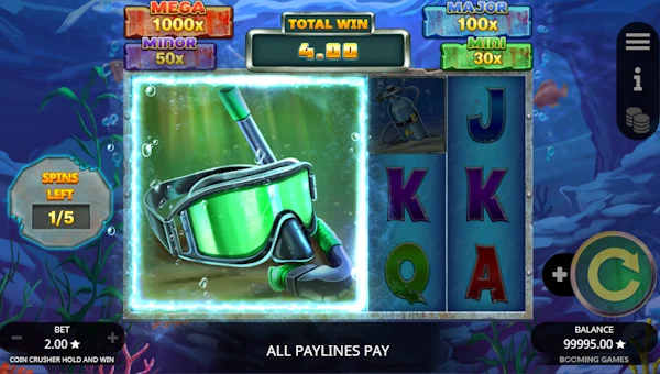 Coin Crusher bonus features