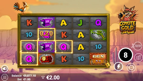 Coyote Gold bonus features