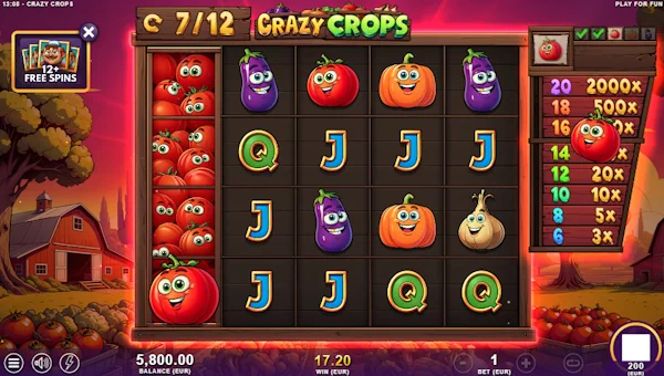 Crazy Crops bonus features