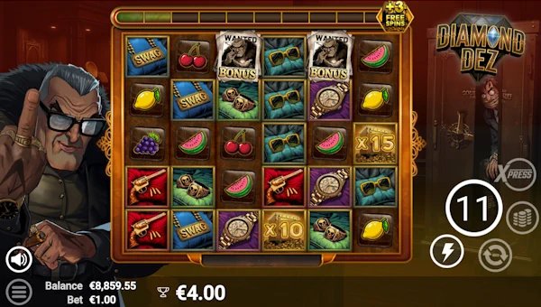 Diamond Dez bonus features