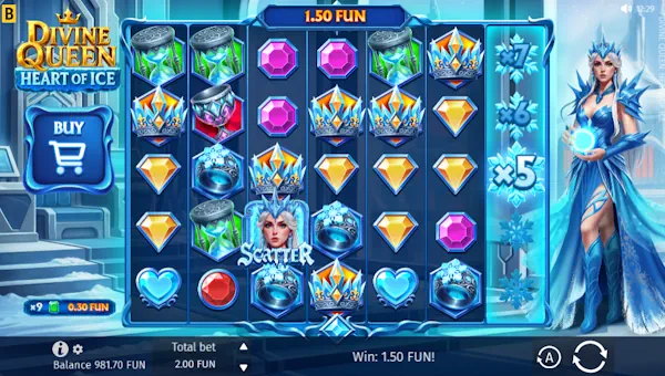 Divine Queen Heart of Ice gameplay screenshot