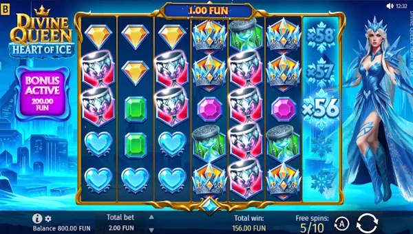 Divine Queen Heart of Ice bonus features