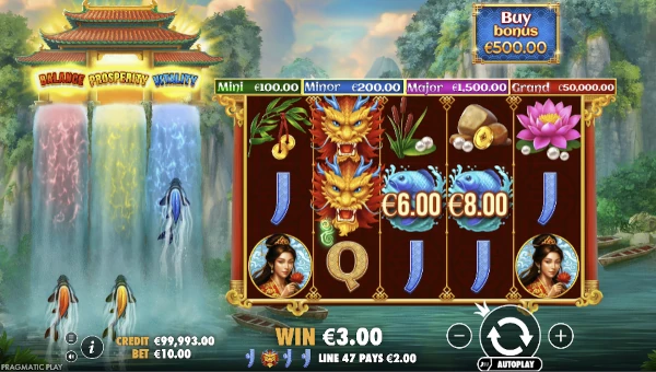 Dragons Gate Bonus Choice gameplay screenshot