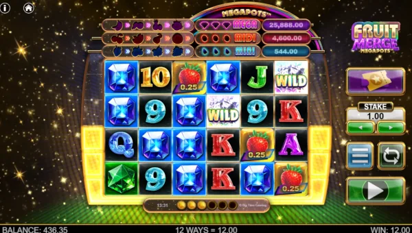 Fruit Merge Megapots gameplay screenshot