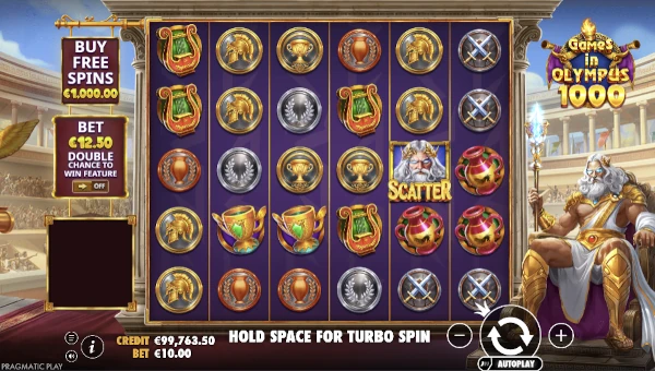 Games in Olympus 1000 gameplay screenshot