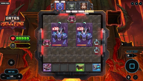 Gates of Hellfire bonus features