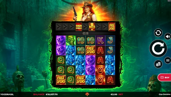 Giga Zombies GigaBlox gameplay screenshot