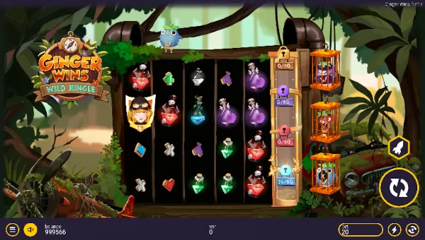 Ginger Wins Wild Jungle gameplay screenshot