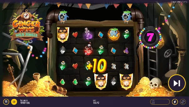 Ginger Wins Wild Jungle bonus features