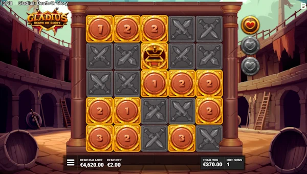 Gladius Death or Glory bonus features