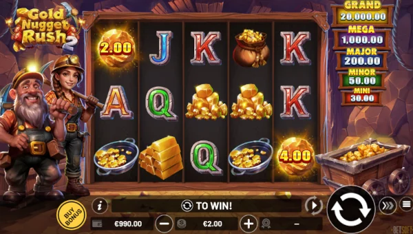 Gold Nugget Rush 2 gameplay screenshot