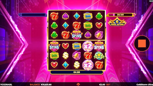 Goldstorm Ultra bonus features