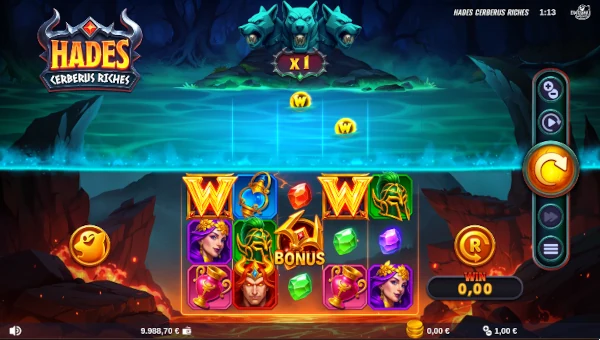 Hades Cerberus Riches gameplay screenshot