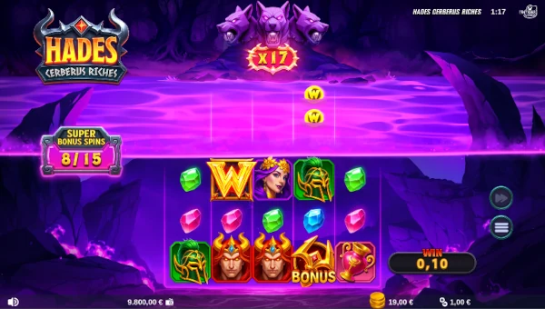 Hades Cerberus Riches bonus features