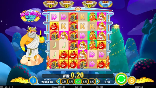 Holy Moo Extreme Power gameplay screenshot