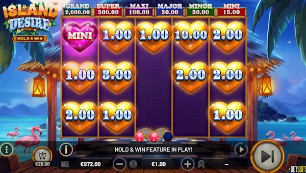 Island Desire bonus features