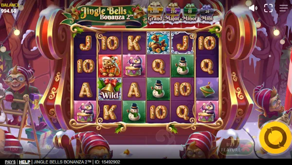 Jingle Bells Bonanza 2 gameplay screenshot