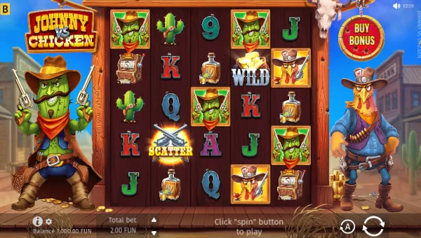 Johnny vs Chicken gameplay screenshot