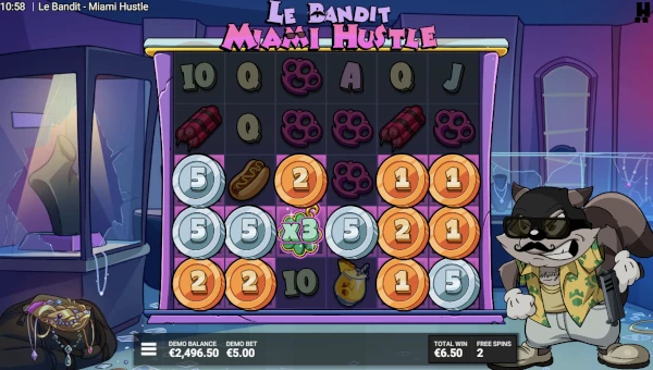 Le Bandit Miami Hustle bonus features