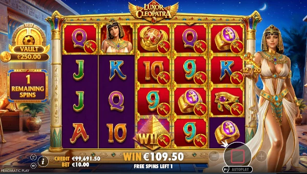 Luxor of Cleopatra bonus features