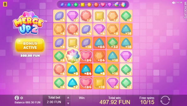 Merge Up 2 bonus features