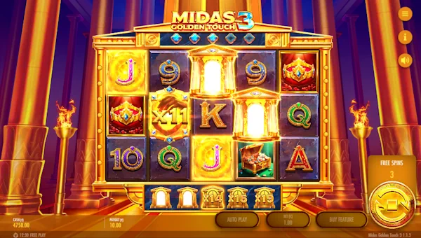 Midas Golden Touch 3 bonus features