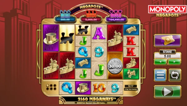 Monopoly Megapots gameplay screenshot