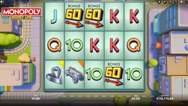 Monopoly Money Line gameplay screenshot