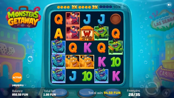 Monsters Getaway bonus features