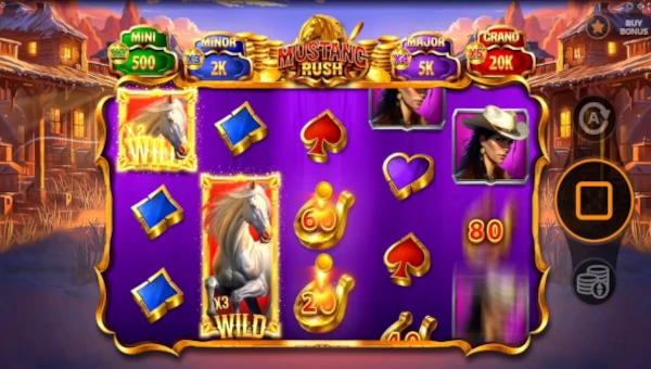 Mustang Rush gameplay screenshot