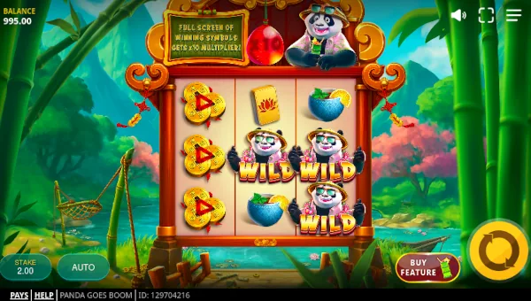 Panda Goes Boom gameplay screenshot