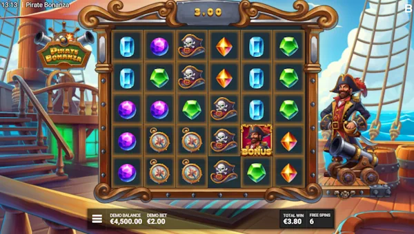 Pirate Bonanza bonus features