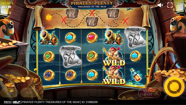 Pirates Plenty Treasures of the Seas gameplay screenshot